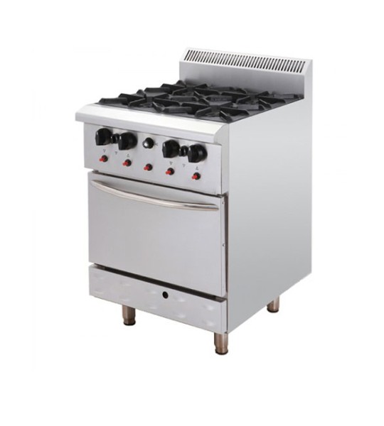 Bếp âu 4 họng có lò nướng Berjaya DRO4-17