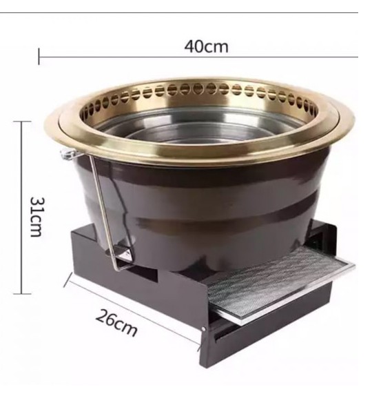 Mẫu bếp nướng hút dưới Nhật Bản