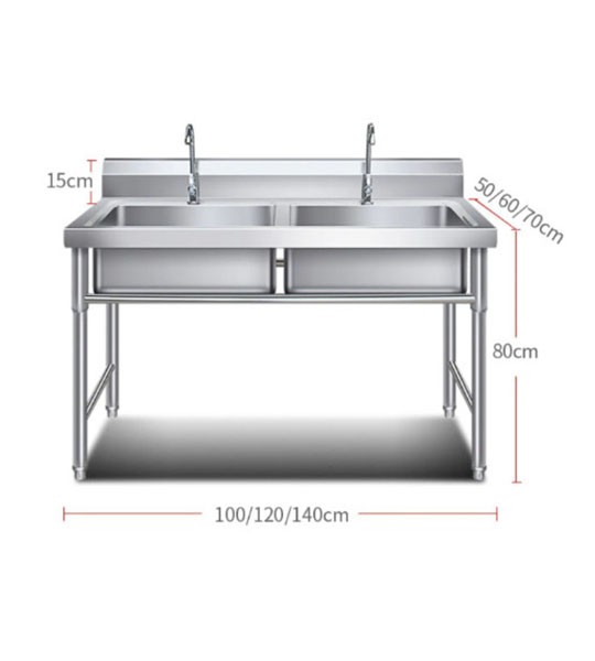 CHẬU RỬA CÔNG NGHIỆP ĐÔI